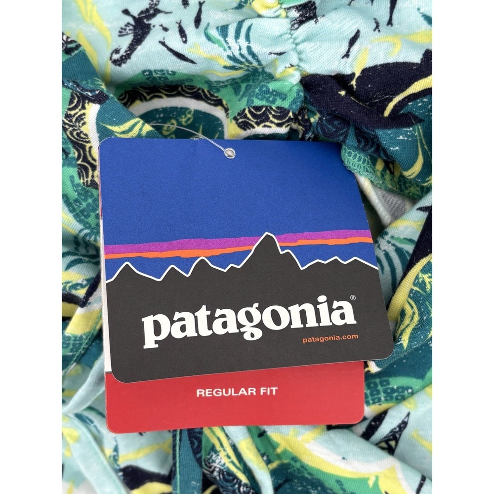 Patagonia Lithia Skirt Size Small Green Print Organic Cotton Lyocell NWT - Picture 5 of 8